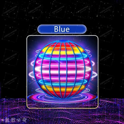 LED Hand-Controlled Flying Spinner Ball – 360° Hover & Boomerang Toy