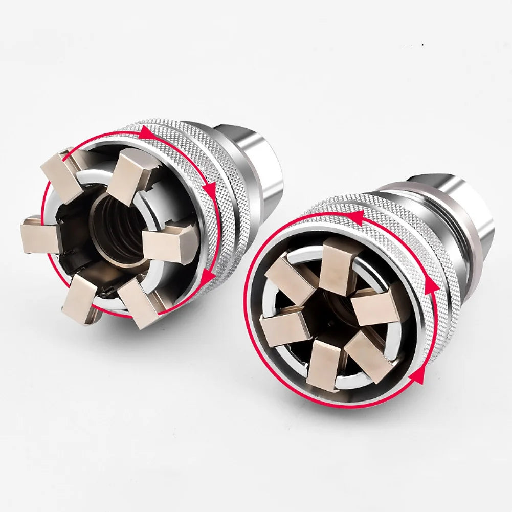 Universal Adjustable Socket (10–19 mm | 3/8–3/4 in) – 3/8" Drive for Power Drill & Wrench