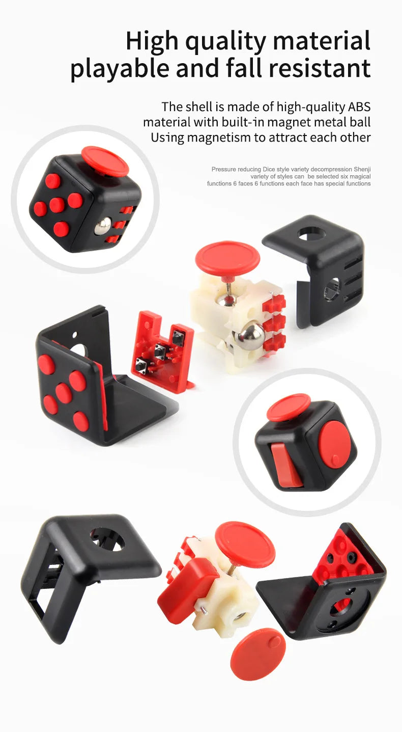 Stress Relief Fidget Cube for Focus and Relaxation