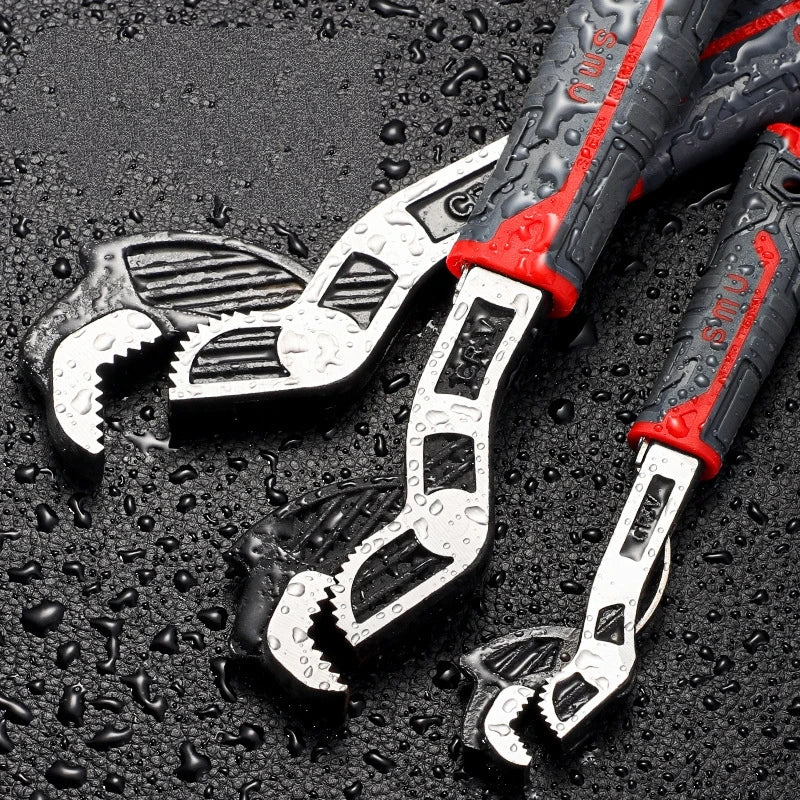 Self-Locking Adjustable Plumber Wrench – CR-V Steel (6 / 8 / 10 / 12 inch)
