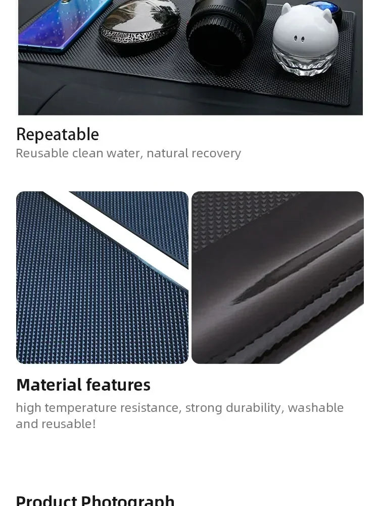 Heat-Resistant Non-Slip Car Dashboard Mat