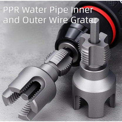 Dual-Function Pipe Threading Tool – Internal & External Threads for Plastic Pipes