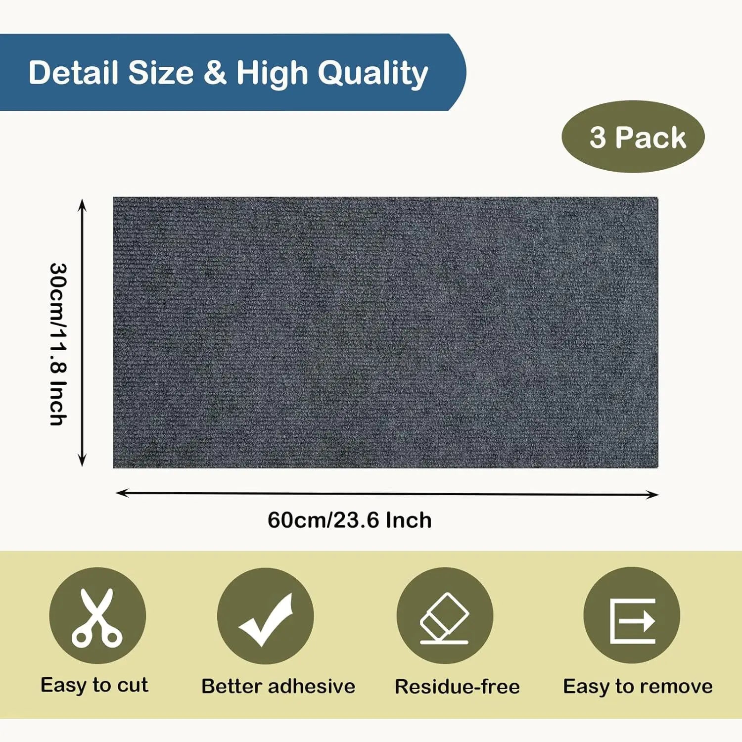 Self-Adhesive Cat Scratch Protector – Trimmable Furniture Shield