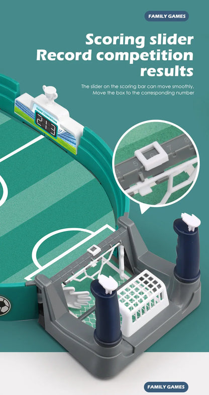 Mini Tabletop Football Game – Portable Interactive Soccer Toy for Kids & Family Fun