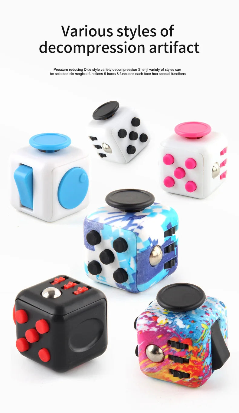 Stress Relief Fidget Cube for Focus and Relaxation