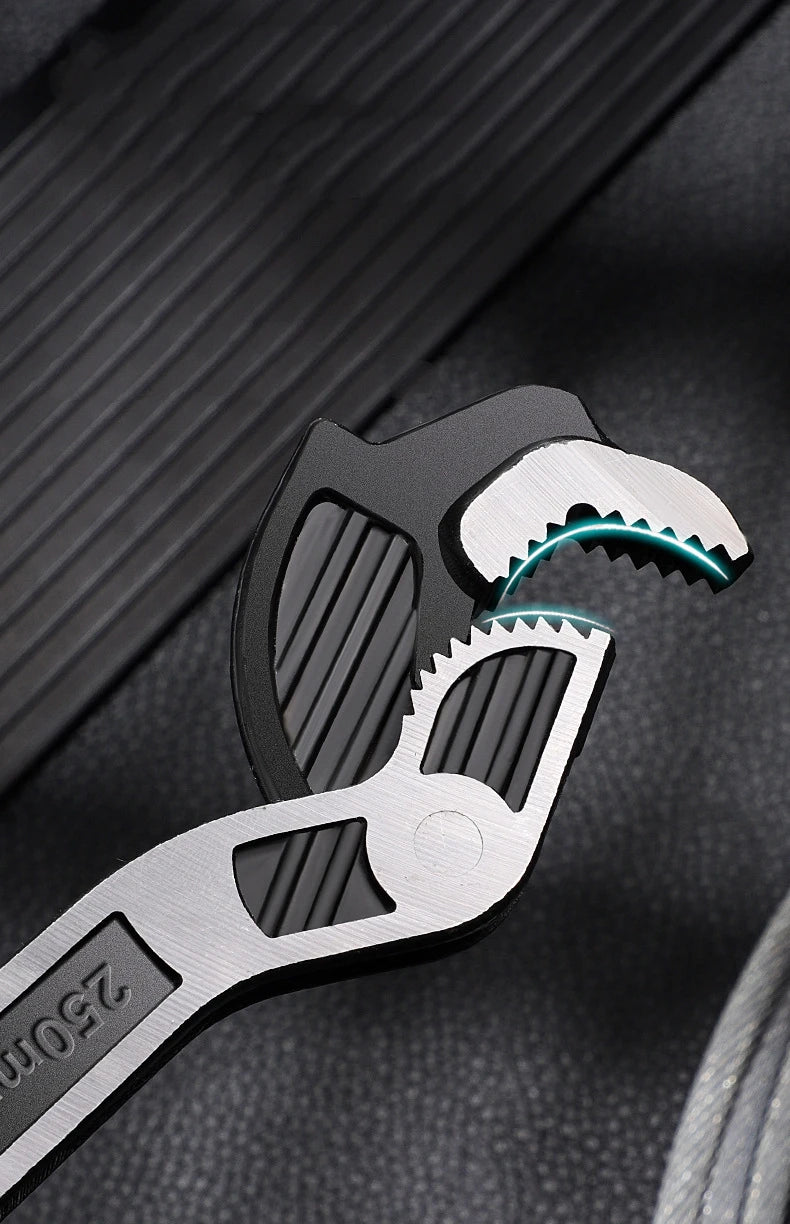 Self-Locking Adjustable Plumber Wrench – CR-V Steel (6 / 8 / 10 / 12 inch)