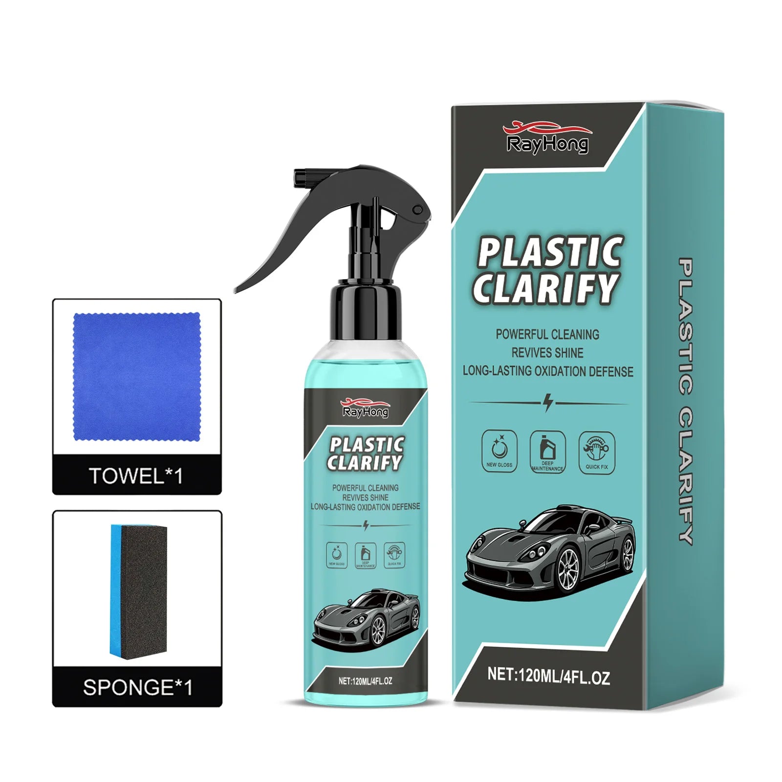 Restore Faded Plastic in 30 Seconds — Plastic Restorer Spray