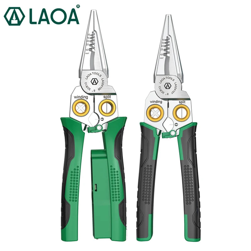 7-in-1 / 8-in-1 Stainless Steel Electrician’s Multi-Pliers (with or without Tester)