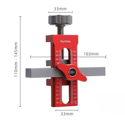 Adjustable Aluminum Alloy Cabinet Door Installation Jig