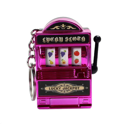 Mini Slot Machine Keychain – Lucky Charm and Fun Casino Pendant