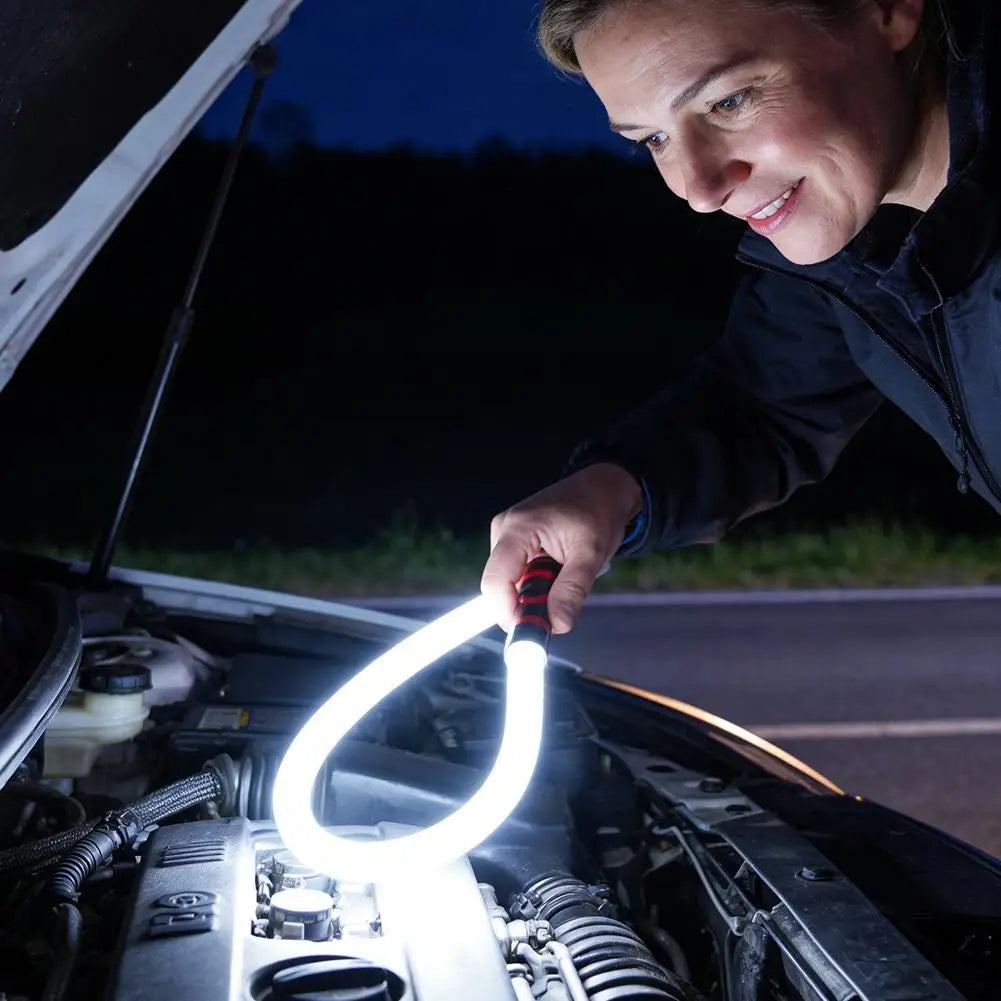 Flexible Rechargeable LED Work Light – 27" Bendable 800LM Inspection Light
