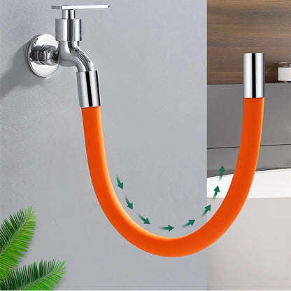 360° Rotating Flexible Faucet Extender with Universal G1/2 Connector