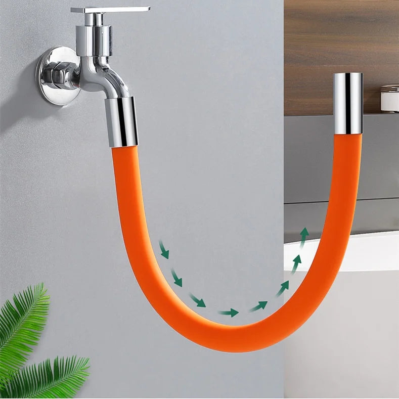 360° Rotating Flexible Faucet Extender with Universal G1/2 Connector
