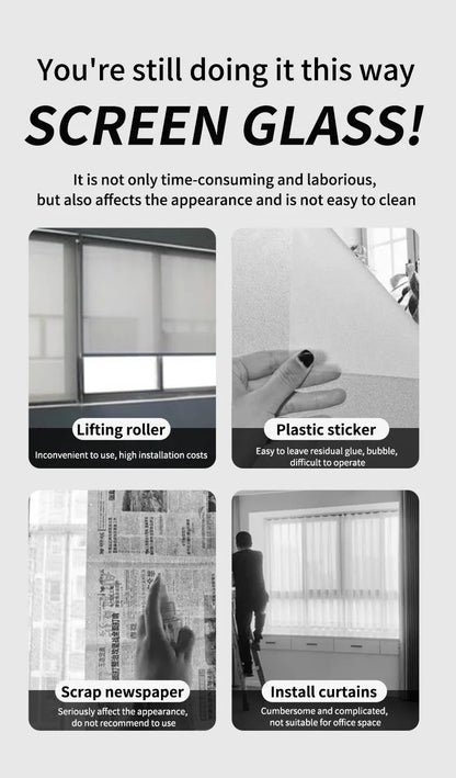 Frosted Glass Privacy Paint – Water-Based DIY Solution for Glass Surfaces