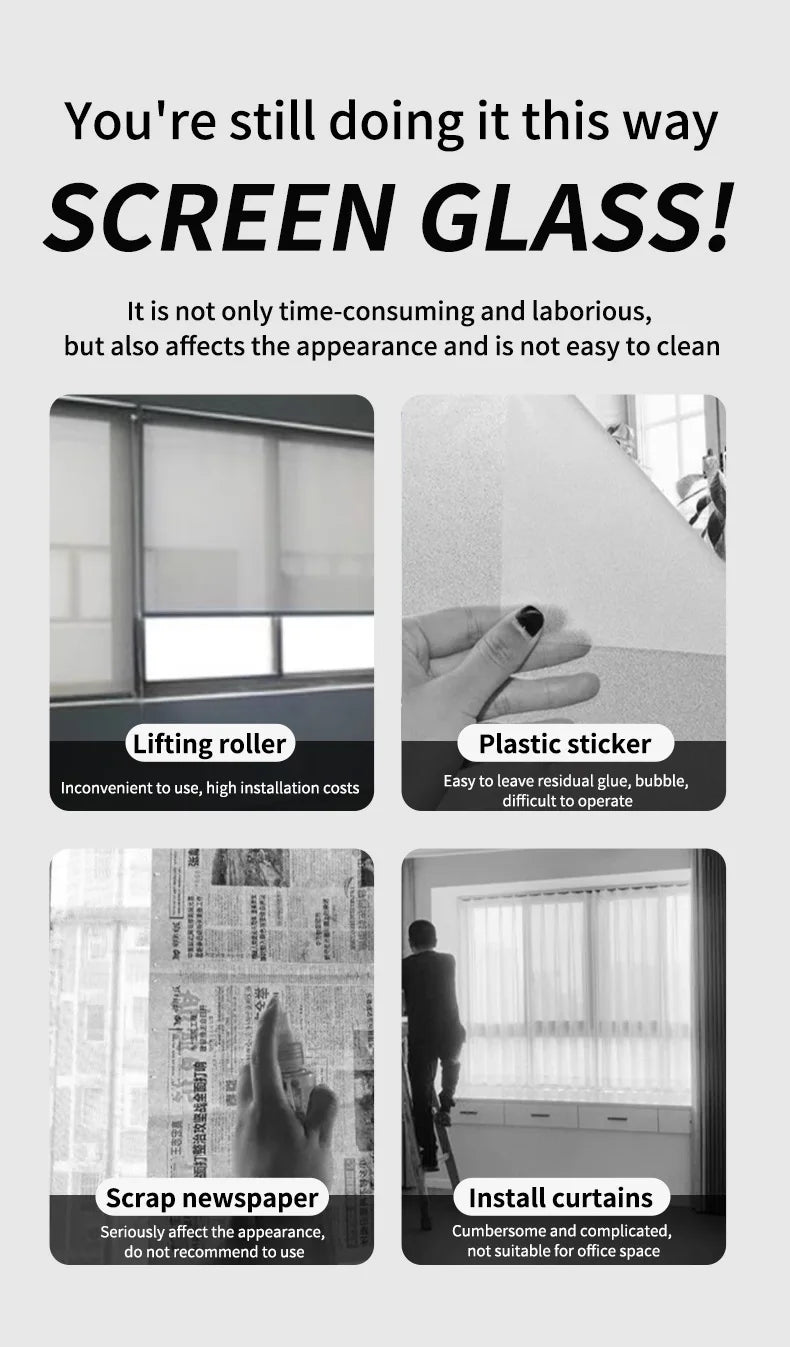 Frosted Glass Privacy Paint – Water-Based DIY Solution for Glass Surfaces
