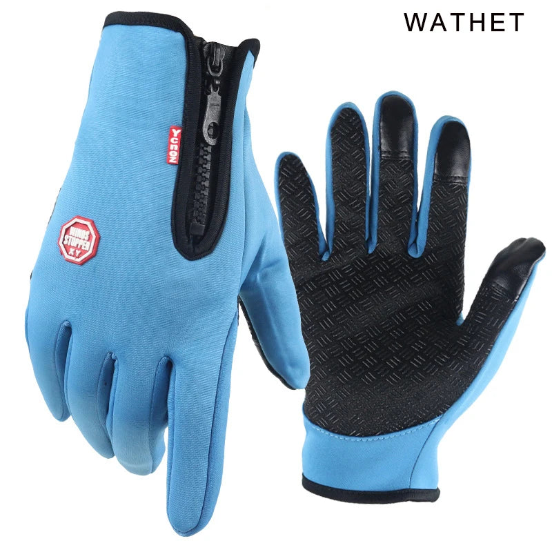 Waterproof Thermal Touchscreen Winter Gloves for Outdoor Sports