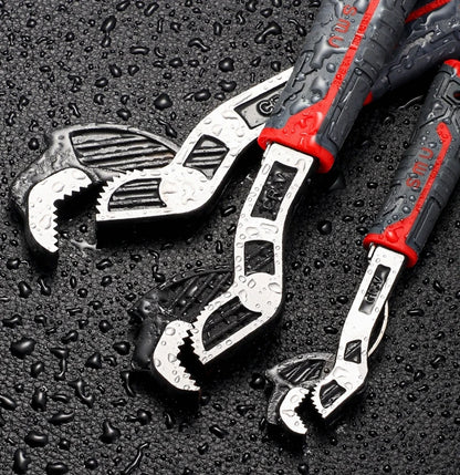 Self-Locking Adjustable Plumber Wrench – CR-V Steel (6 / 8 / 10 / 12 inch)