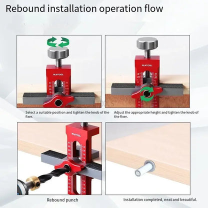 Adjustable Aluminum Alloy Cabinet Door Installation Jig