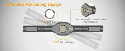 All-in-One Repair Tool — 24-in-1 Ratcheting Screwdriver Set