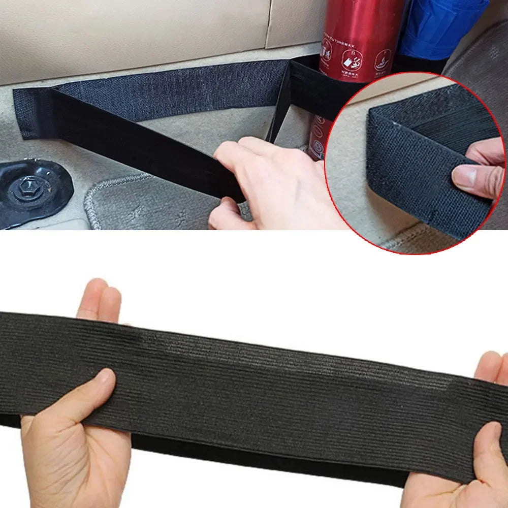 Adjustable Car Trunk Organizer Strap – Fire Extinguisher & Gear Fixing Belt