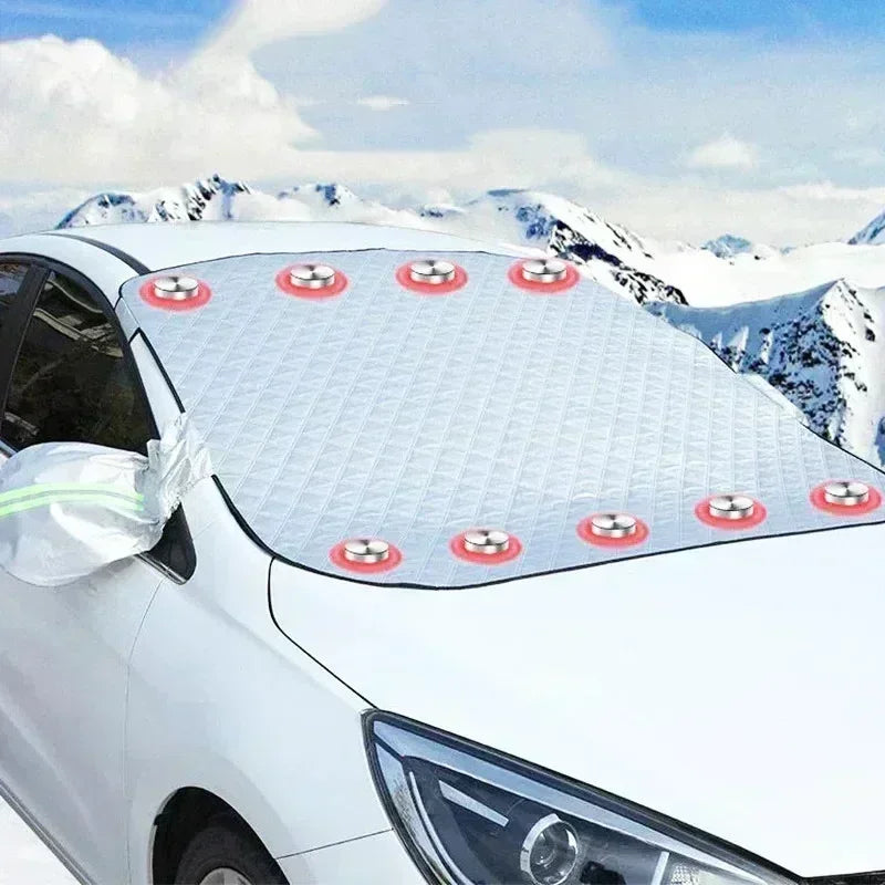 All-Season Car Windshield Cover with Side Mirror Protection