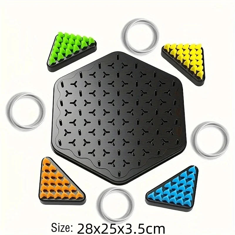 Triangle Strategy Board Game – Multiplayer Logic & Thinking Challenge