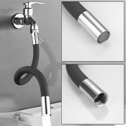 360° Rotating Flexible Faucet Extender with Universal G1/2 Connector
