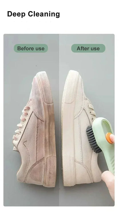 Multifunctional Soap-Dispensing Cleaning Brush