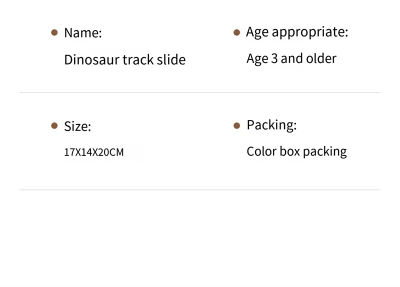 Dino-Glide Electric Slide Track Playset