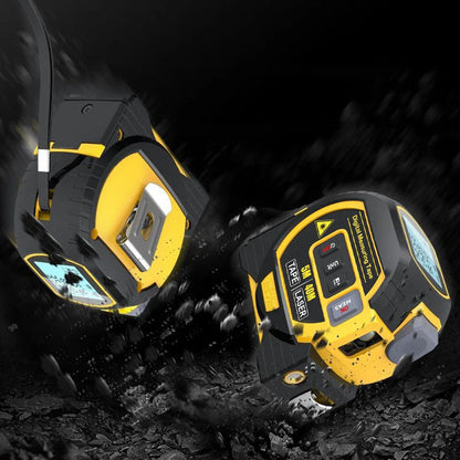 3-in-1 Digital Laser Measuring Tool with 5M/16ft Tape & Cross-Line Projection
