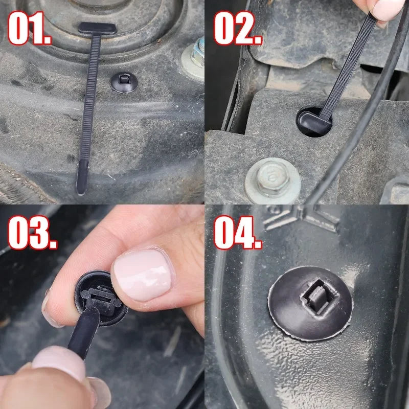 Universal Automotive Fastening Clips – Self-Locking Nylon Repair Clips