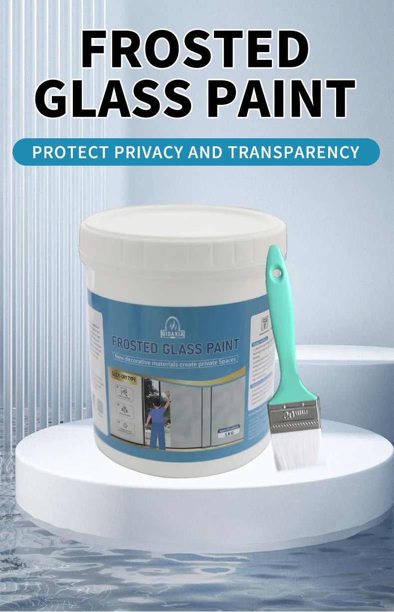 Frosted Glass Privacy Paint – Water-Based DIY Solution for Glass Surfaces