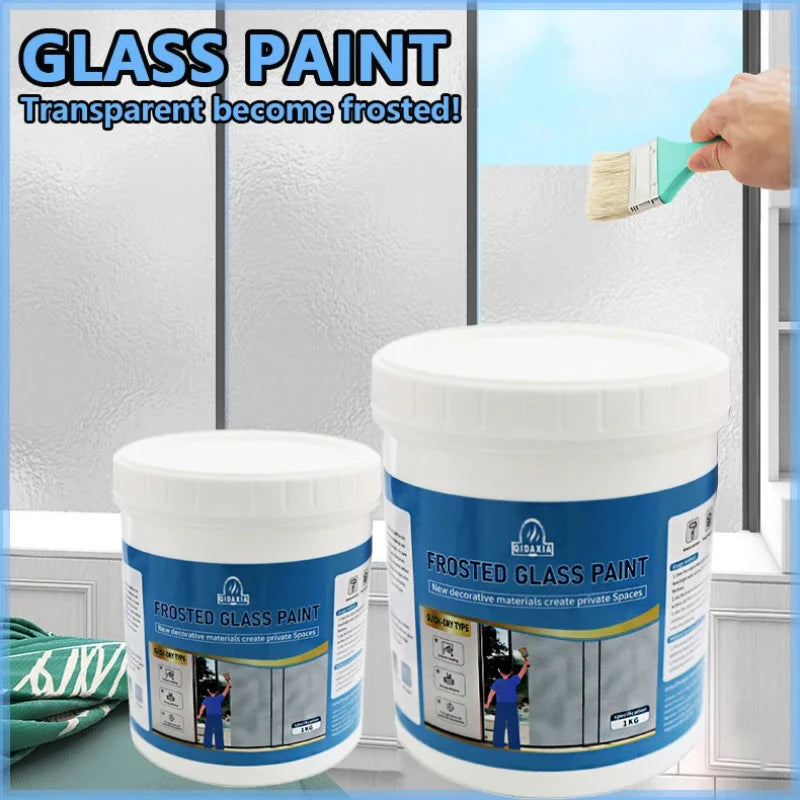 Frosted Glass Privacy Paint – Water-Based DIY Solution for Glass Surfaces