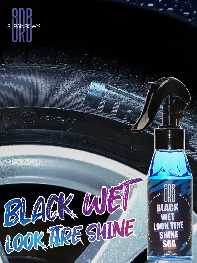 Glossy Wet Look Tire Shine Spray – Protects & Enhances Tire Finish