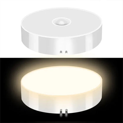 Motion-Sensing LED Night Light with Magnetic Base