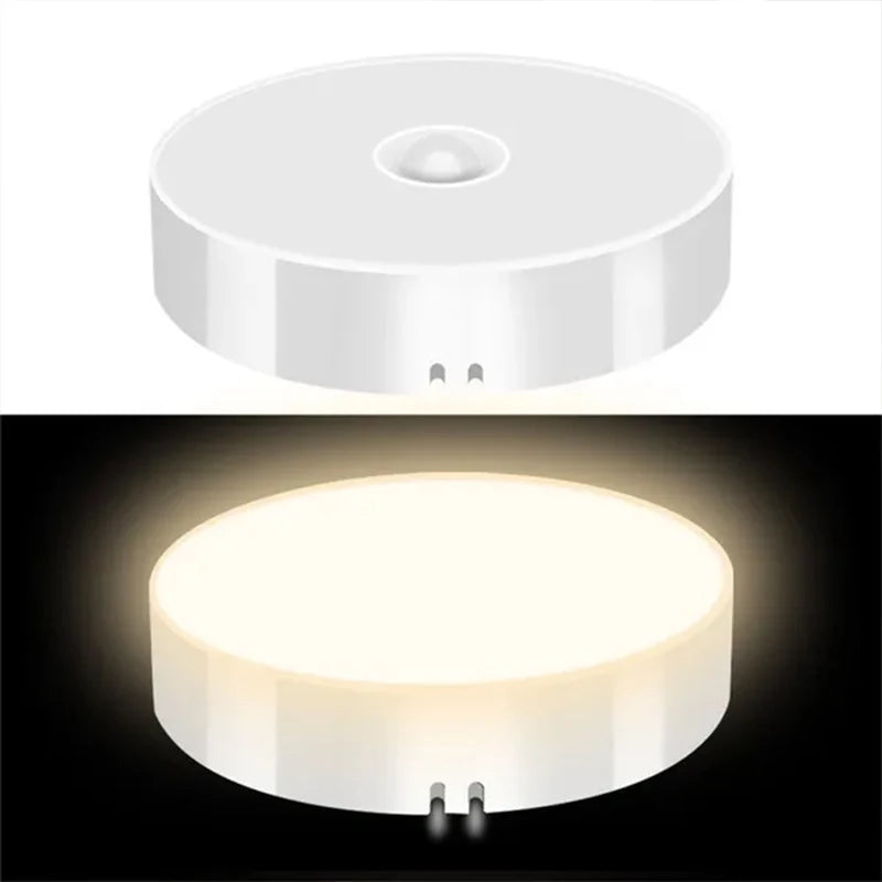 Motion-Sensing LED Night Light with Magnetic Base