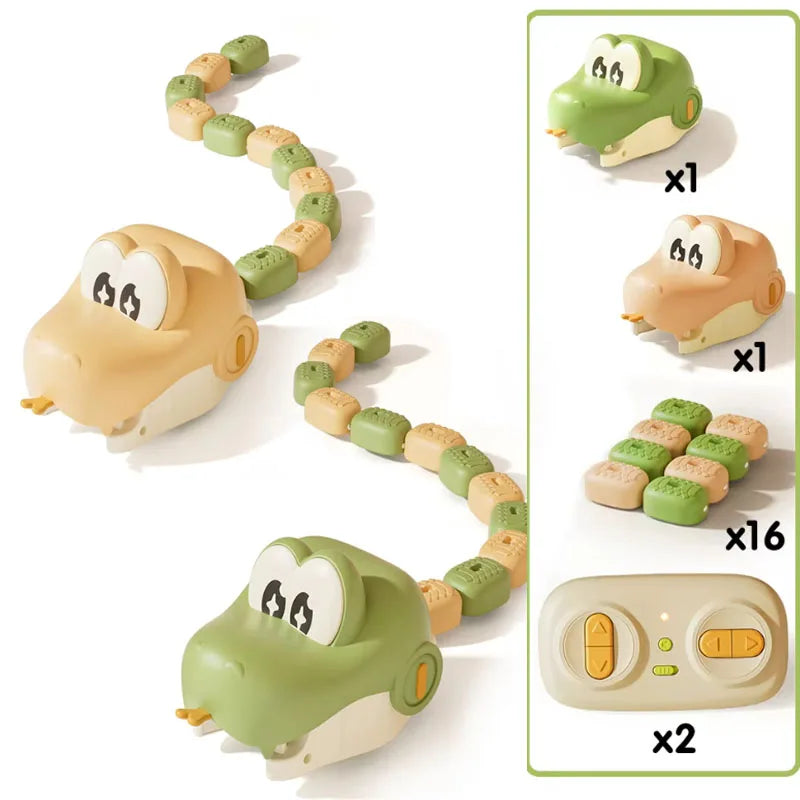 Remote Control Snake Game – Rechargeable Multiplayer Eating Challenge