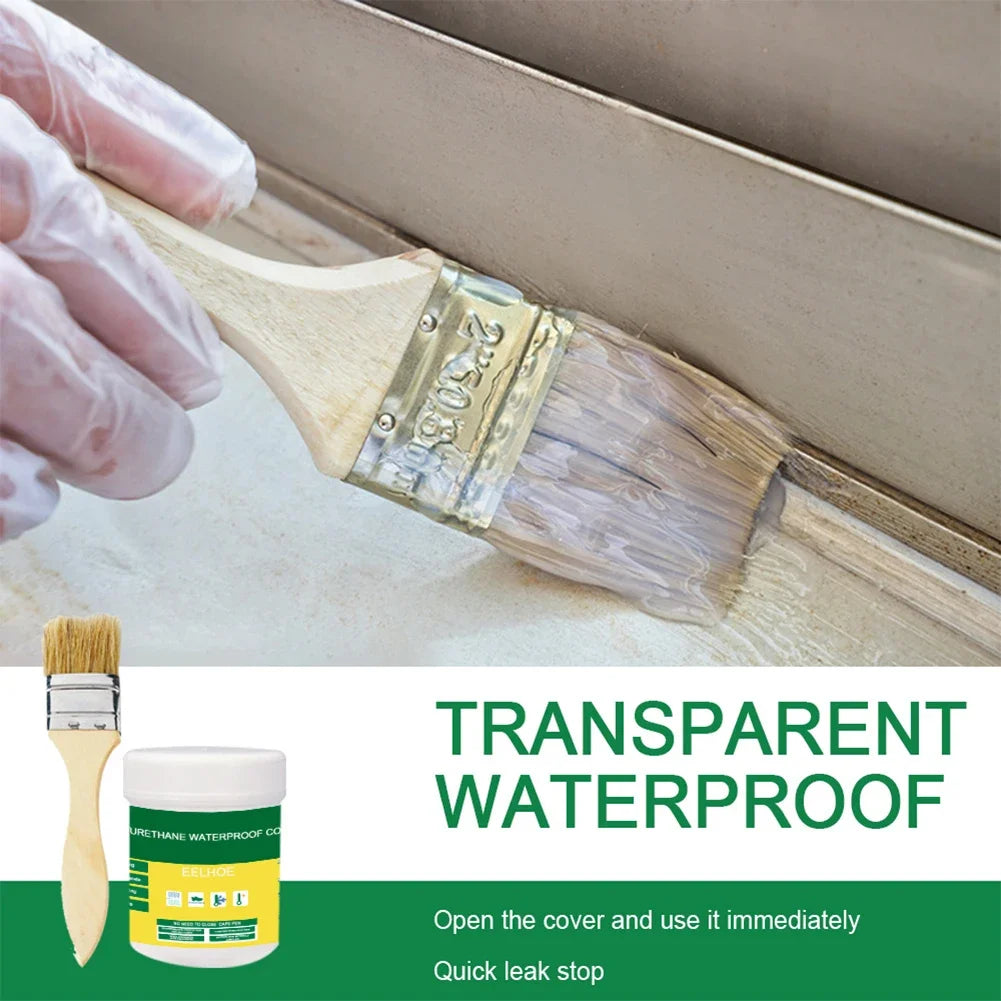 Transparent Waterproof Sealant with Brush – Powerful Leak Repair