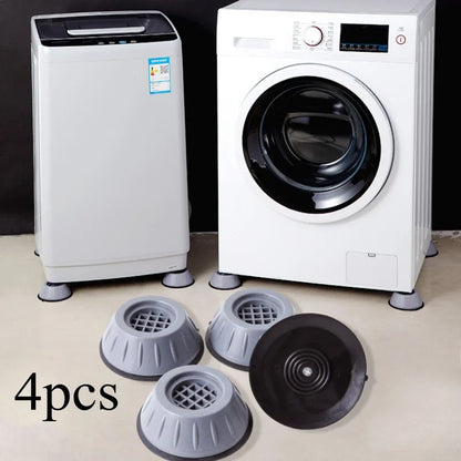 4-Pack Anti-Vibration Pads for Washing Machines & Furniture