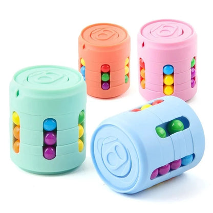 Magic Rotating Puzzle Cube Fidget Toy for Kids & Adults