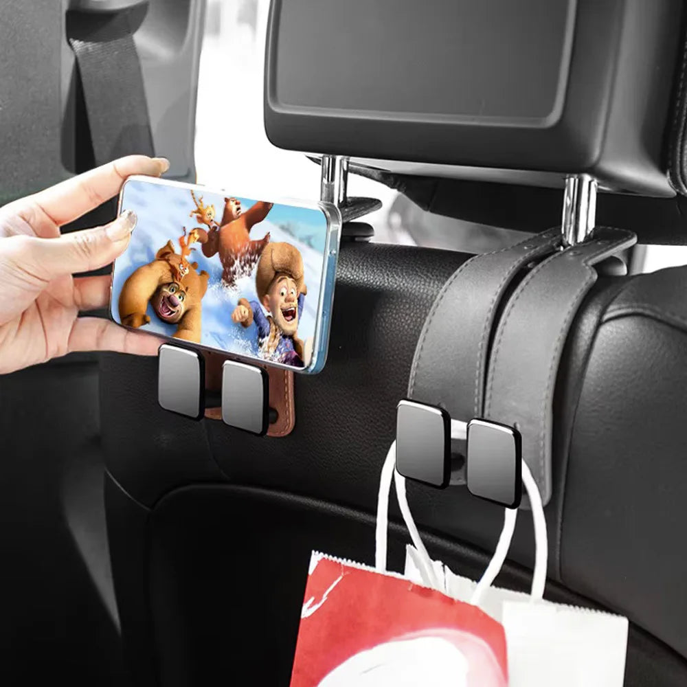 Car Seat Headrest Hook — Keep Your Bags Secure & Organized