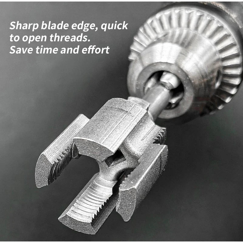 Dual-Function Pipe Threading Tool – Internal & External Threads for Plastic Pipes