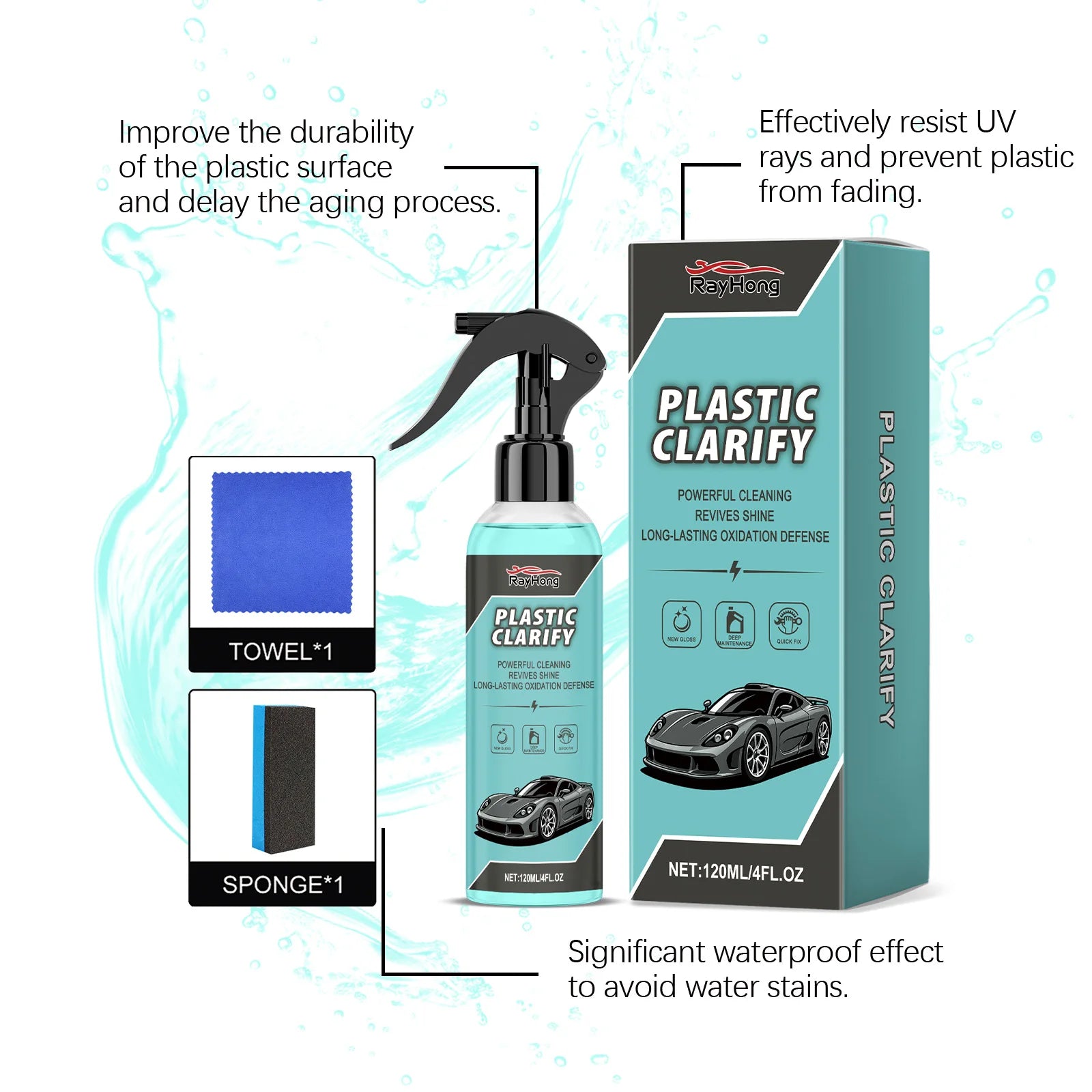 Restore Faded Plastic in 30 Seconds — Plastic Restorer Spray