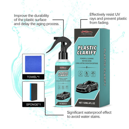 Restore Faded Plastic in 30 Seconds — Plastic Restorer Spray