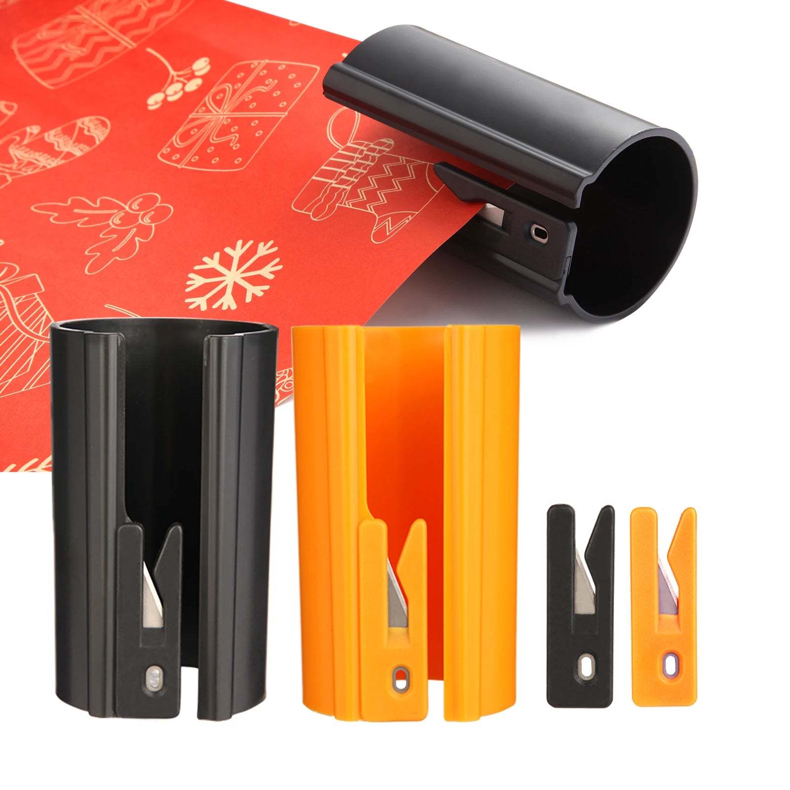 QuickWrap Cylindrical Wrapping Paper Cutter