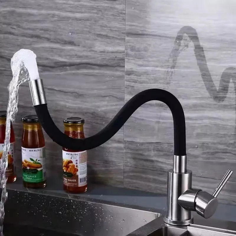 360° Rotating Flexible Faucet Extender with Universal G1/2 Connector