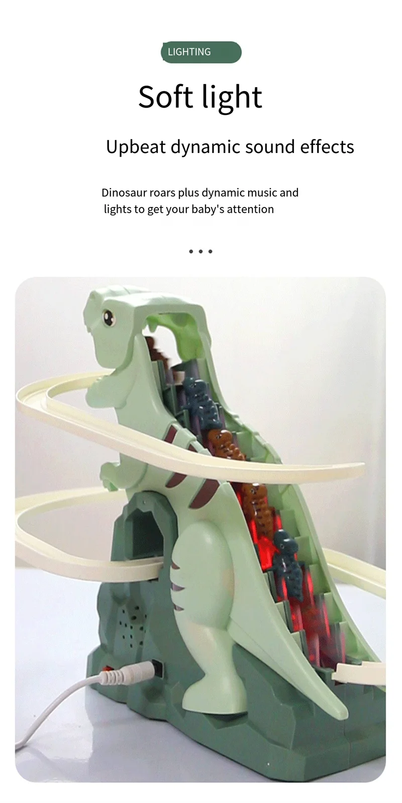 Dino-Glide Electric Slide Track Playset