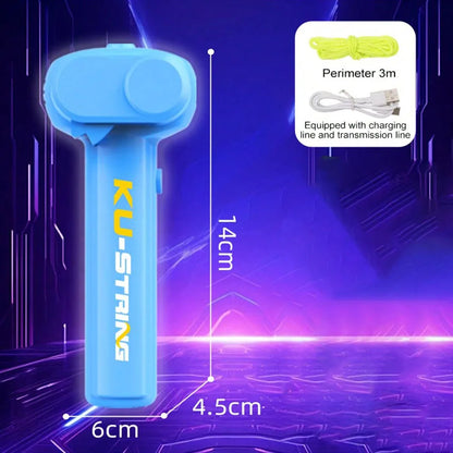 Rechargeable Flying Rope Launcher – Glowing Loop Trick Toy