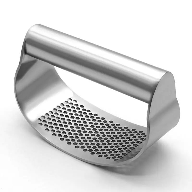 Stainless Steel Garlic Press - Effortless Mincing Tool