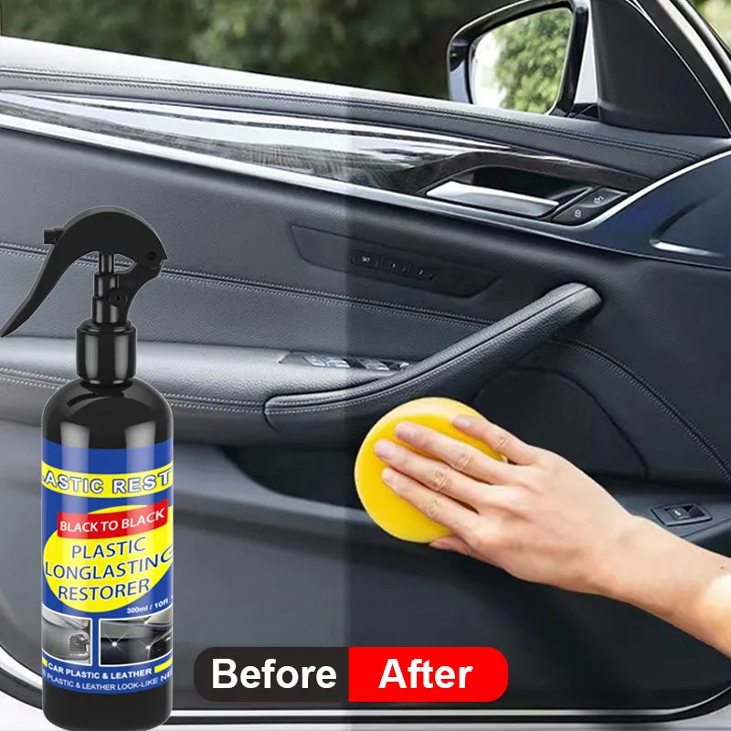 Ultimate Car Plastic and Leather Restorer - High-Gloss Finish